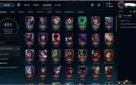 Conta lol Solo/Duo Gold IV 5v5 Gold V