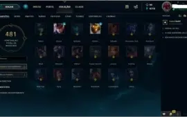 Conta lol Solo/Duo Gold IV 5v5 Gold V