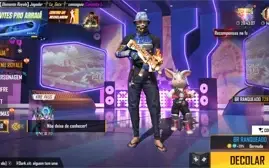 conta free fire veterano 2018 com camisa de 8 milhões no fec