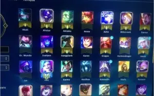 Conta Prata 1 MMR ALTO w-27p, 55champs runas ap/ad prontas.