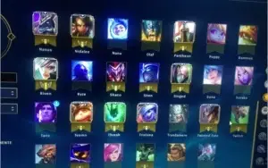 Conta Prata 1 MMR ALTO w-27p, 55champs runas ap/ad prontas.