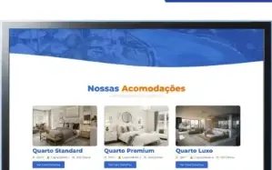 Site Para Hotel, Pousadas Com Sistema De Reservas