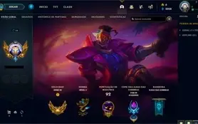 Conta lol Nova upada para venda