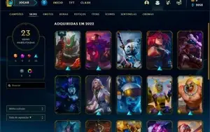 Conta lol Nova upada para venda