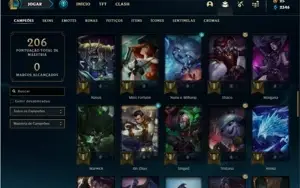 Conta prata 3 com 67 Champs e 38 skins