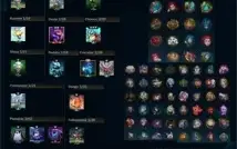 Conta no LOL, Ouro IV; muitas skins e  todos os campeões.