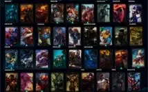 Conta no LOL, Ouro IV; muitas skins e  todos os campeões.