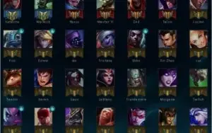 CONTA COM 45 CHAMPS E 10 SKINS