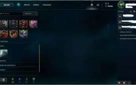 Conta League of Legends Platina S6/S7/S8