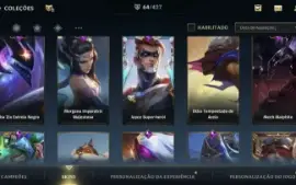 Conta de Wild rift, possui 64 skins e muito mais!!