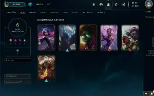League of legends conta D4 mmr mestre ganhando 40 pdl