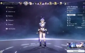 Star Rail / LvL 65 / Luocha + Loba + Welt + Bailu + Bronya