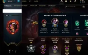 Conta prata 2 com 110 champs e 116 skins + 9  Cromas