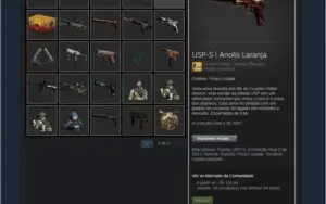 Conta CSGO com mais de R$ 550 em Skins (mercado bloqueado)