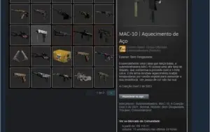Conta CSGO com mais de R$ 550 em Skins (mercado bloqueado)