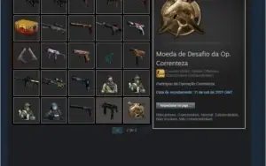 Conta CSGO com mais de R$ 550 em Skins (mercado bloqueado)
