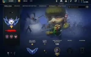 Conta handlevel, diamante 4, 7 skins lendarias, troca d nick