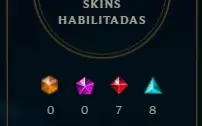 Conta handlevel, diamante 4, 7 skins lendarias, troca d nick