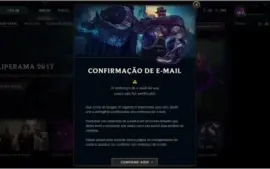 Conta mestre - Email não confimado
