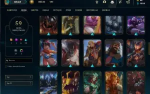 Diamante 4 com 131 Champs e 59 Skins ( MAIN MID / ADC )