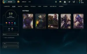 Diamante 4 com 131 Champs e 59 Skins ( MAIN MID / ADC )