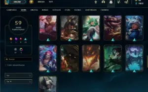 Diamante 4 com 131 Champs e 59 Skins ( MAIN MID / ADC )
