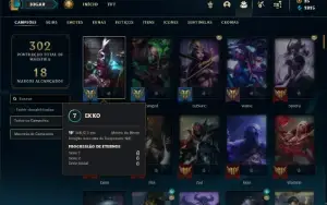 Diamante 4 com 131 Champs e 59 Skins ( MAIN MID / ADC )