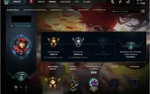CONTA LOL: COM 79 SKINS - 112 CHAMPIONS - BORDA PLATINA