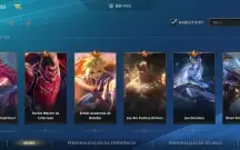 Conta de Wild Rift com 69 skins e vários passes