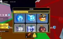 Contá Roblox de blox fruits, criada deis de 2020, com intens