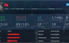 Steam lvl 12 com vários jogos incluindo csgo, entre outros