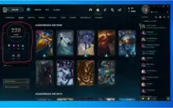 Conta lvl 147 / Gold 1 / 220 skins / 20 cromas / 213 icones