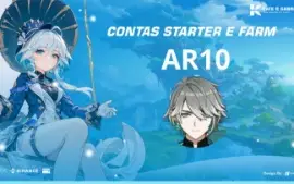Contas de Genshin Impact starters com 1 personagem limitado