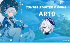 Contas de Genshin Impact starters com 1 personagem limitado