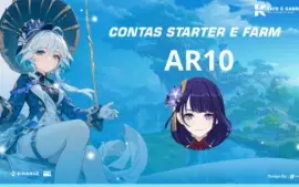 Contas de Genshin Impact starters com 1 personagem limitado