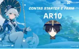 Contas de Genshin Impact starters com 1 personagem limitado