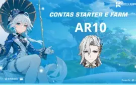 Contas de Genshin Impact starters com 1 personagem limitado
