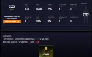 CSGO PRIME ÁGUIA2 LVL 17 GC SKIN DE FACA E ARMAS 18 ANOS