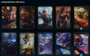 [SMURF&SKIN] Conta League of Legends 18 skins - Level 30