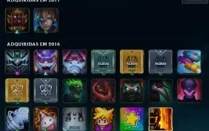 [SMURF&SKIN] Conta League of Legends 18 skins - Level 30