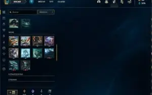 conta main league of legends 138 skins, mais de 1200 gastos