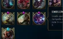 Conta de lol ouro 3 nivel 186, 217 skins