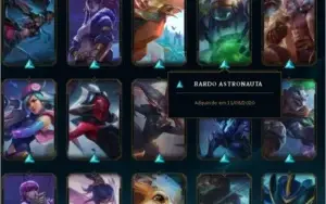 Conta de lol ouro 3 nivel 186, 217 skins