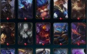 Conta de lol ouro 3 nivel 186, 217 skins