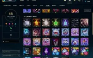 Conta LOL D1 Diamante 1 6 skins 37 champ