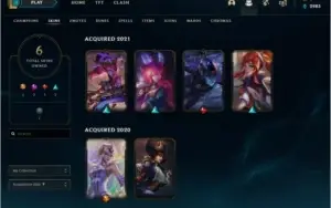 Conta LOL D1 Diamante 1 6 skins 37 champ