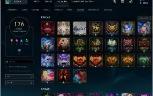 C- Onta Lol Gold 4 - 172 Skin's