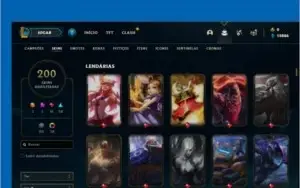 Conta de LoL Nivel 204 com 193 skins +17cromas+ 149 campeões