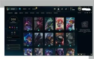 Conta de LoL Nivel 204 com 193 skins +17cromas+ 149 campeões