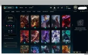 Conta de LoL Nivel 204 com 193 skins +17cromas+ 149 campeões